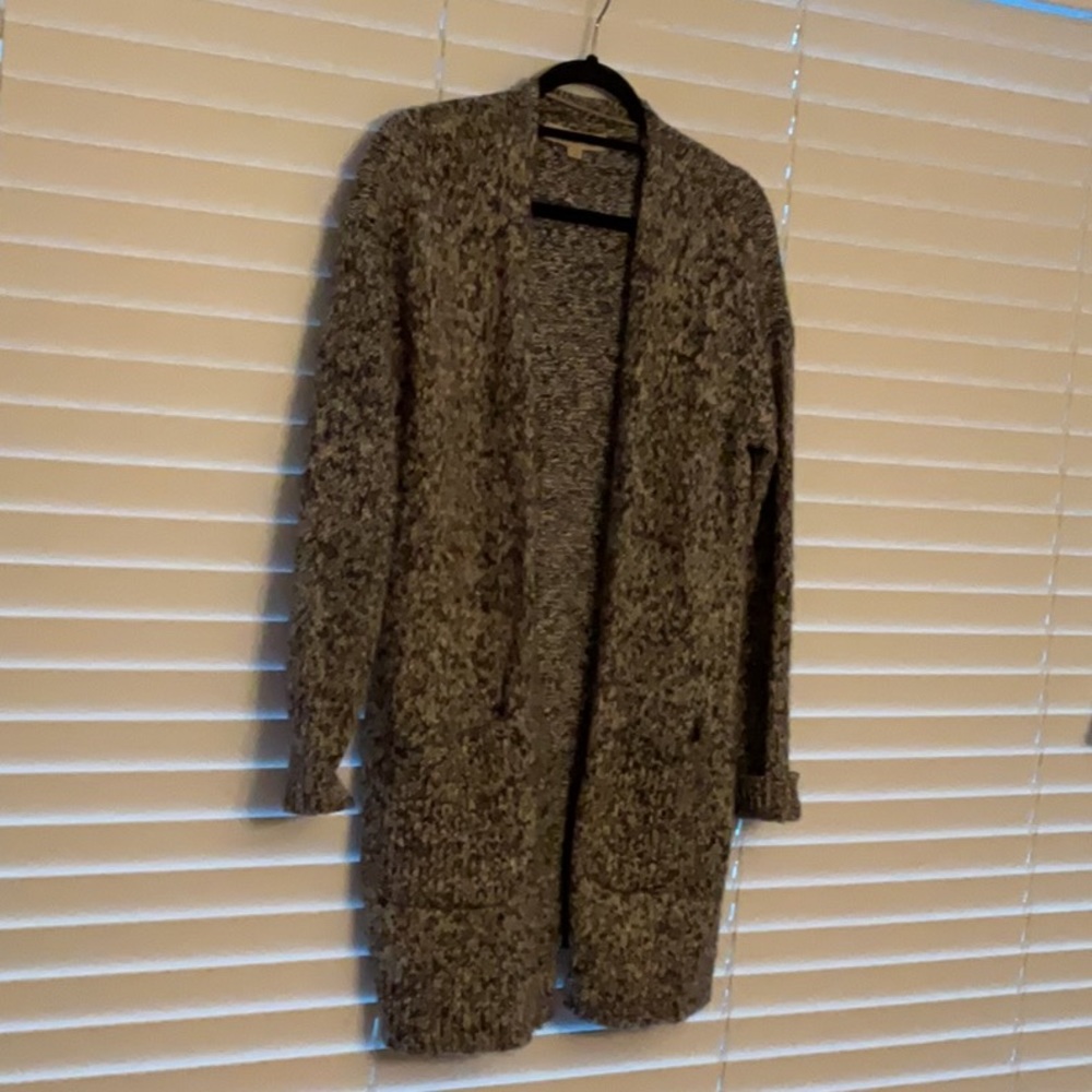 Loft knee length sweater cardigan
